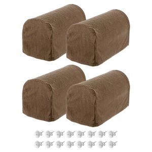 Unique Bargains Stretchy Anti-Slip Sofa Couch Armchair Covers 4 Pcs - 1 of 4