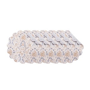C&F Home Selma Round Placemats Set of 6, 17" - 1 of 4