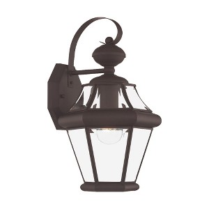Livex Lighting Georgetown 1 - Light Wall Light in  Bronze - 1 of 2