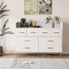 Zstar 8 Drawers Dresser for Bedroom, Living Room, Entryway with LED Light & Charging Station - 2 of 4