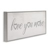 Stupell Industries Love You More Heart Icon, 30" x 13" - 3 of 4