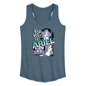 Women's - Disney Princess - Ariel Pop Graphic Racerback Tank - 1 of 4