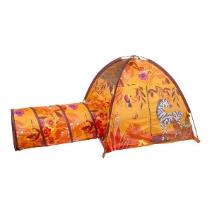 Pacific Play Tents Sunrise Safari Tent + Tunnel Combo - 1 of 4