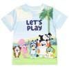 Bluey Chilli Mom Bandit Dad Bingo Coco Honey Winton T-Shirt and Shorts Outfit Set Toddler to Big Kid - 4 of 4