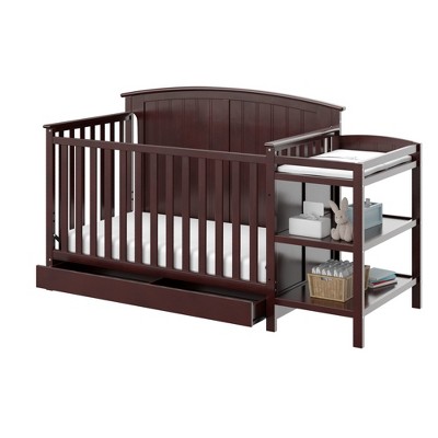 convertible crib and changer