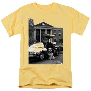 Back To The Future Ii Einstein Adult T-Shirt - 1 of 4