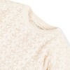 Hope & Henry Girls' Long Balloon Sleeve Pointelle Pullover Sweater, Infant - 2 of 4