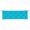 vidaXL Bench Cushion Outdoor Water Repellent Bench Cushion Pad Oxford Fabric - Turquoise 59.1" x 19.7" x 2.8" - 4 of 4