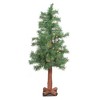 Northlight 3' Unlit Artificial Christmas Tree Slim Traditional Mixed Green Woodland Alpine - 3 of 3