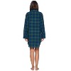 Ashford & Brooks Women's Woven Long Sleep Shirt Nightshirt - 3 of 4