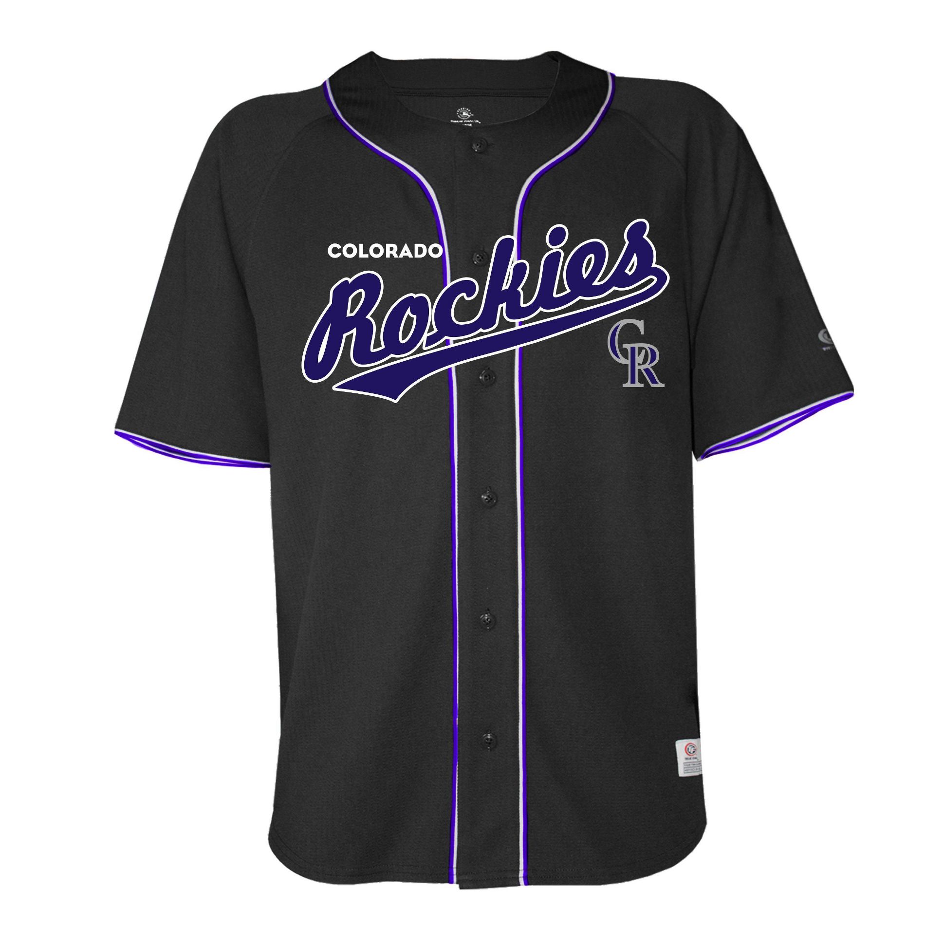 MLB Colorado Rockies Men's Button Down Jersey