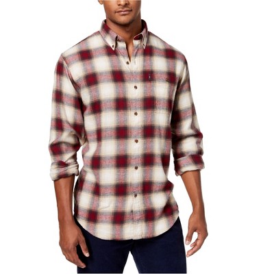 G.H. Bass & Co. Mens Fireside Flannel Button Up Shirt