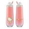 JoyJolt Hello Kitty® Stay Gold Stemless Flutes - 9.4 oz - Set of 4 - 2 of 4