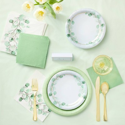 20ct Botanical Snack Plates - Spritz&#8482;