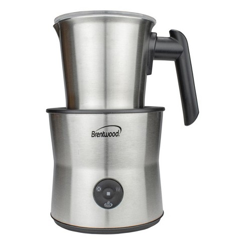 Brentwood 15 Ounce Electric Milk Frother, Warmer, and Hot Chocolate Maker in Stainless Steel - image 1 of 4