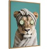 Amanti Art Luxury Lioness by Niky Rahner Framed Canvas Wall Art - 2 of 4