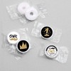 Big Dot of Happiness 1st Birthday Little Mr. Onederful - Boy First Birthday Round Candy Sticker Favors - Labels Fits Chocolate Candy (1 sheet of 108) - 3 of 4