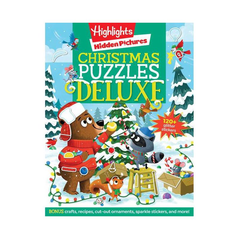 Christmas Puzzles Deluxe - (Highlights Hidden Pictures) (Paperback), 1 of 2