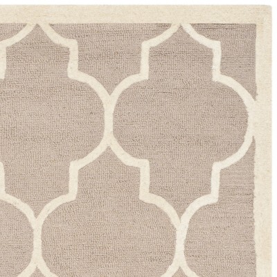 Ivory Elegance Hand-Tufted Wool 5' x 8' Area Rug