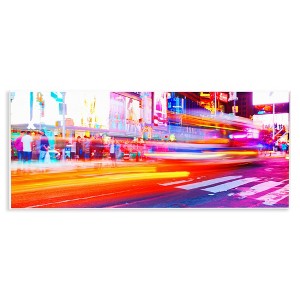 Stupell Industries Light Streaked Cityscape Wall Plaque Art - 1 of 4
