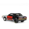 1/64 1987 Ford Mustang LX Project Car Black & Gray w Red Door LP Diecast 51536-B - 4 of 4