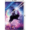 Trends International James Booker - Laser Space Cat Llama Unframed Wall Poster Prints - 3 of 4