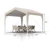 Canopy Tent Commercial, Outdoor Canopy with Waterproof Oxford Fabric, Outdoor Party Tent - 4 of 4