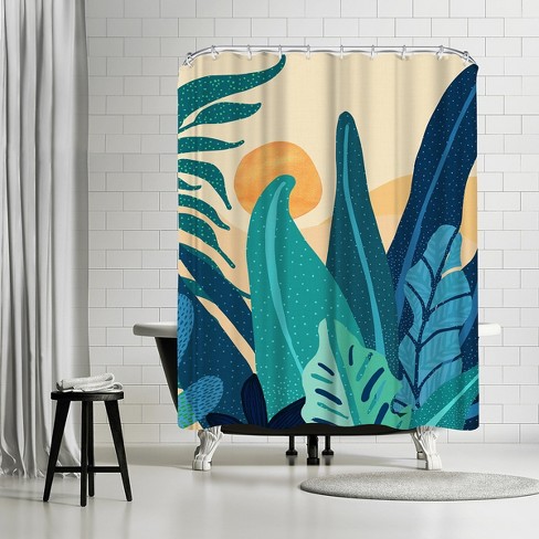 Americanflat Afternoon Landscape By Modern Tropical 71 X 74 Shower Curtain Target