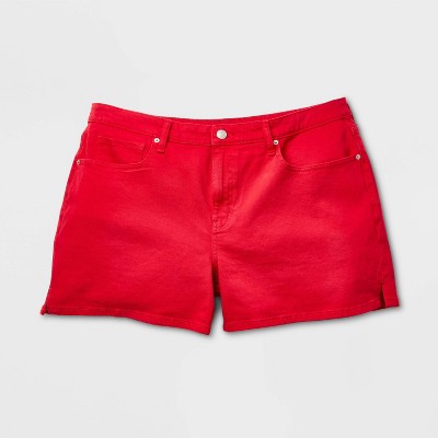 Women's Mid-Rise Midi Jean Shorts - Wild Fable™