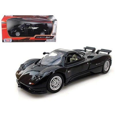 Pagani Zonda C12 Black 1/24 Diecast Car Model by Motormax