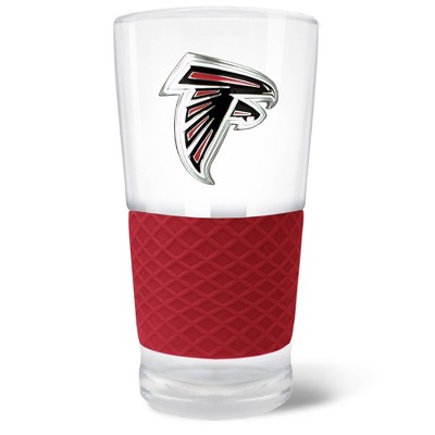 NFL Atlanta Falcons 22oz Pilsner Glass with Silicone Grip