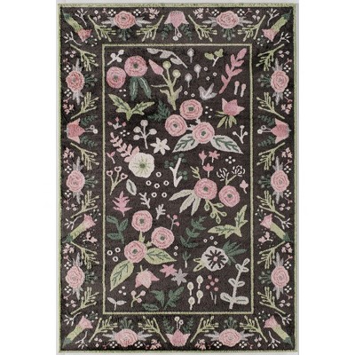 Rugs America Hanna Floral Transitional Area Rug