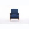 PAGED Accent Chair Mid-Century Modern Living Room Chairs Ergonomic Lounge Chair with Soft Waist Cushion for Office - 2 of 4
