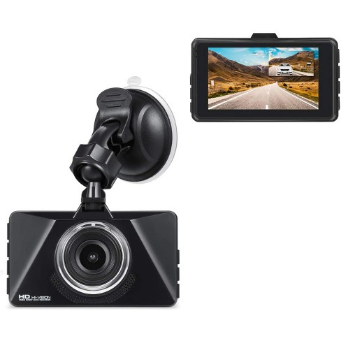 Dartwood Dash Cam With Fhd 1080p, 3" Lcd, 120° Wide Wdr, Night Vision Included Sd Card) : Target
