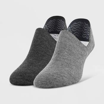 Dr. Scholl's Men's Ultimate Cozy Gripper Crew Slipper Socks (2