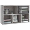 CLIHOME Freestanding Display Bookcase, Engineered Wood Kitchen Sideboard Book Cabinet - 4 of 4