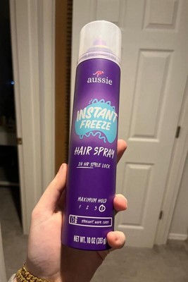 2x Aussie Instant Freeze Hairspray - Original Formula 10 oz 