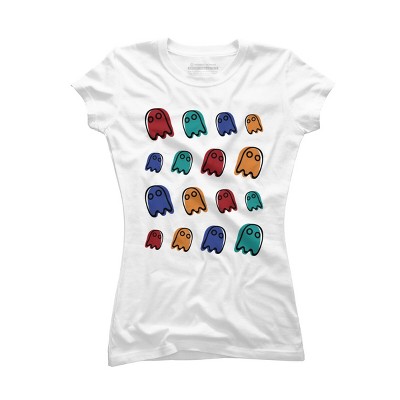Junior's Design By Humans Gummy Ghost Boo Boo Halloween 2019 By wakawiki T-Shirt