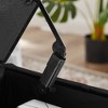 Vynxaria Bluck PU Storage Bench, Flip Top Entryway Bench Seat with Safety Hinge, Storage Chest with Padded Seat, Bed End Stool - 3 of 4