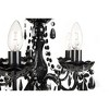 Tadpoles 5-Bulb Vintage Chandelier - Black Onyx | 20" x 18" x 17" | Uses Five 25-Watt E12 Candelabra Bulbs - 4 of 4