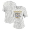 NFL Pittsburgh Steelers Women's Oatmeal Heather Rolled Sleeve T-Shirt - 3 of 3