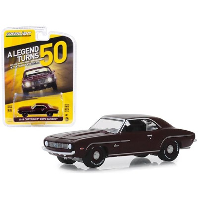 1969 Chevrolet COPO Camaro "COPO Turns 50" Burgundy "Anniversary Collection" 1/64 Diecast Model Car by Greenlight