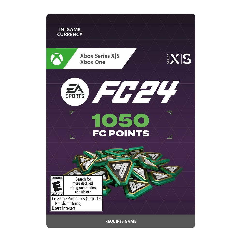 Photos - Console Accessory Microsoft EA Sports FC 24: 1,050 FC Points - Xbox Series X|S/Xbox One  (Digital)