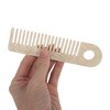 Unique Bargains Anti-Static Hair Comb Black Brown 1 Pc - 3 of 4