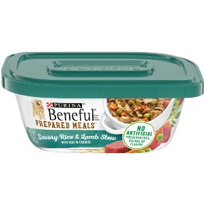 Purina Beneful Prepared Meals Stew Recipes Wet Dog Food - 10oz - 1 of 4