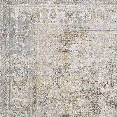 cream, medium brown, light gray