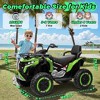 JOYRACER 24V 7Ah Kids Ride-On ATV Quad with Bluetooth, Music, USB & MP3 Port, Electric 4-Wheeler Toys Cars for Outdoor Adventure - 4 of 4