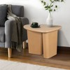 CENGHU Tapered Tabletop Coffee Table, Natural Wood Tea Table, Modern Side Table for Living Room, Dining Room, Bedroom, Small Spaces - 2 of 4