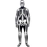 Skeleton Man Skin Suit Adult Costume One-Size