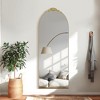 Dovelina Vintage Arched Full Length Standing Mirror Vanity Floor Mirror - 2 of 4